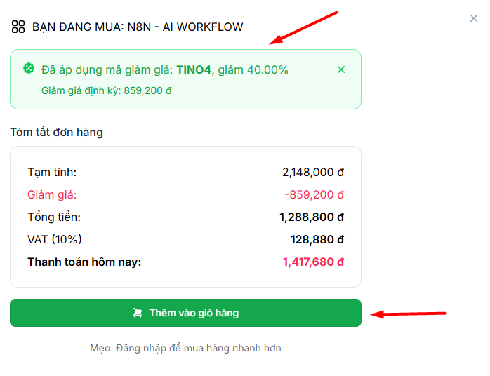 Đăng ký VPS N8N - AI Workflow