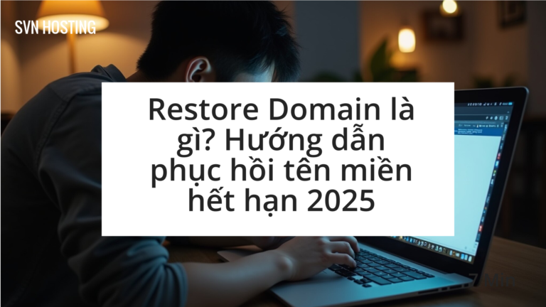 Restore Domain là gì? Hướng dẫn phục hồi tên miền hết hạn 2025