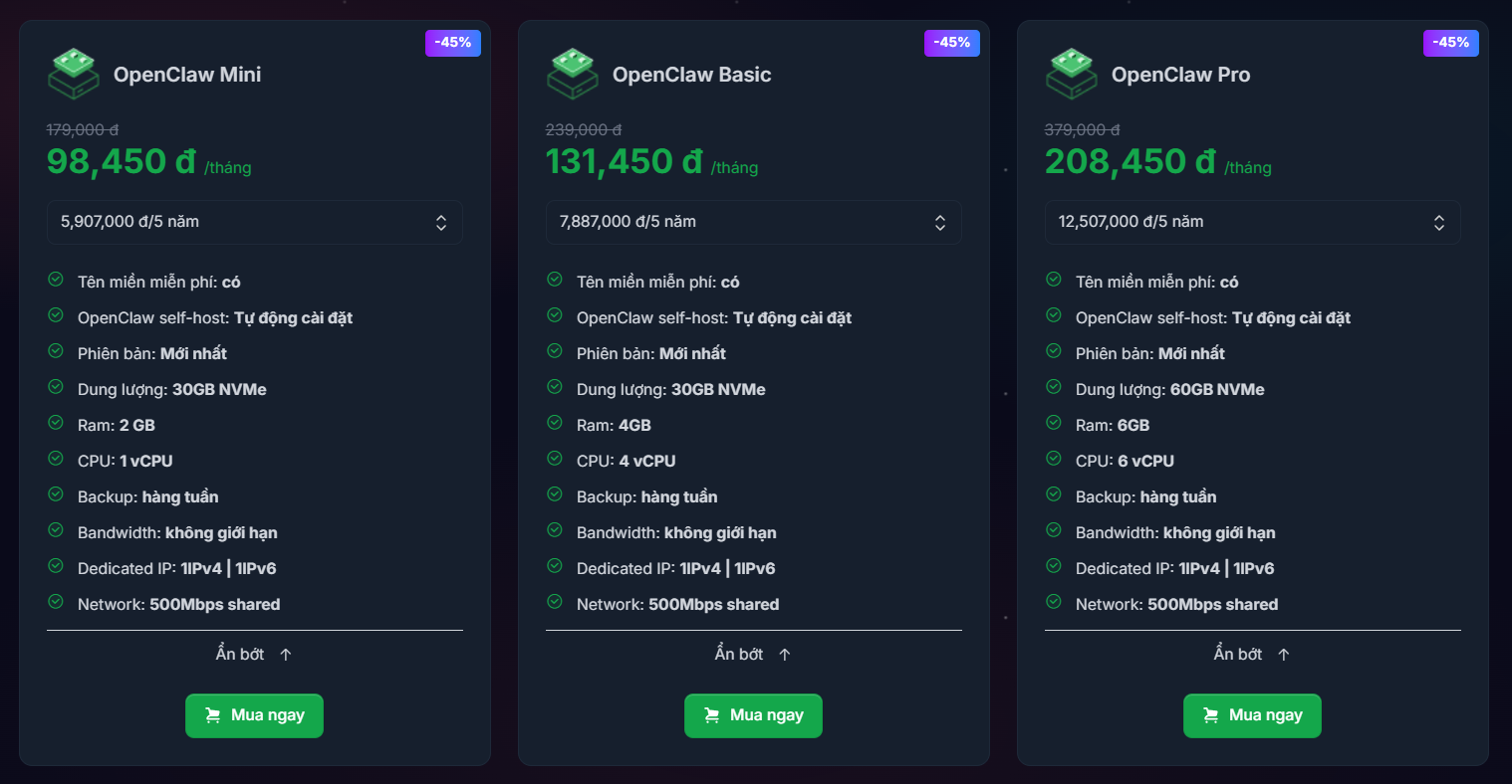 Những lợi ích khi triển khai OpenClaw trên VPS