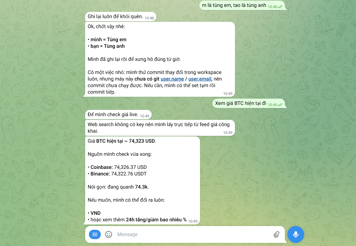 Ra lệnh theo thời gian thực 