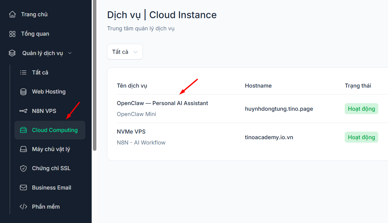 Đăng nhập và chuẩn bị cấu hình hệ thống